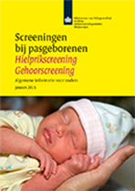 Folder Hielprik Gehoorscreening